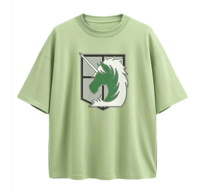 Light Green / XS Brigade (Attack On Titan) Oversize T-Shirt