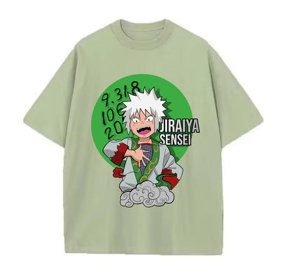 Light Green / XS Jiraiya Sensei Anime Oversize T-Shirt