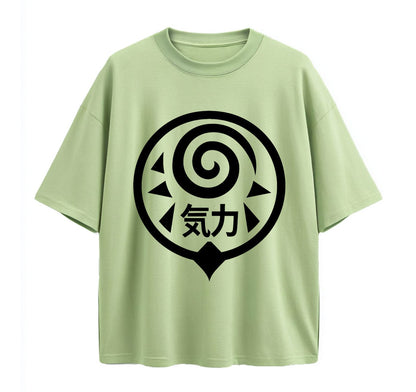 Light Green / XS kanji Anime (Naruto)Oversize T-Shirt