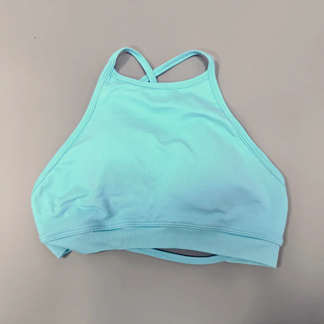 Light green / XS Seamless Dynamic Backless Women Yoga Bras / Padded Gym Bra