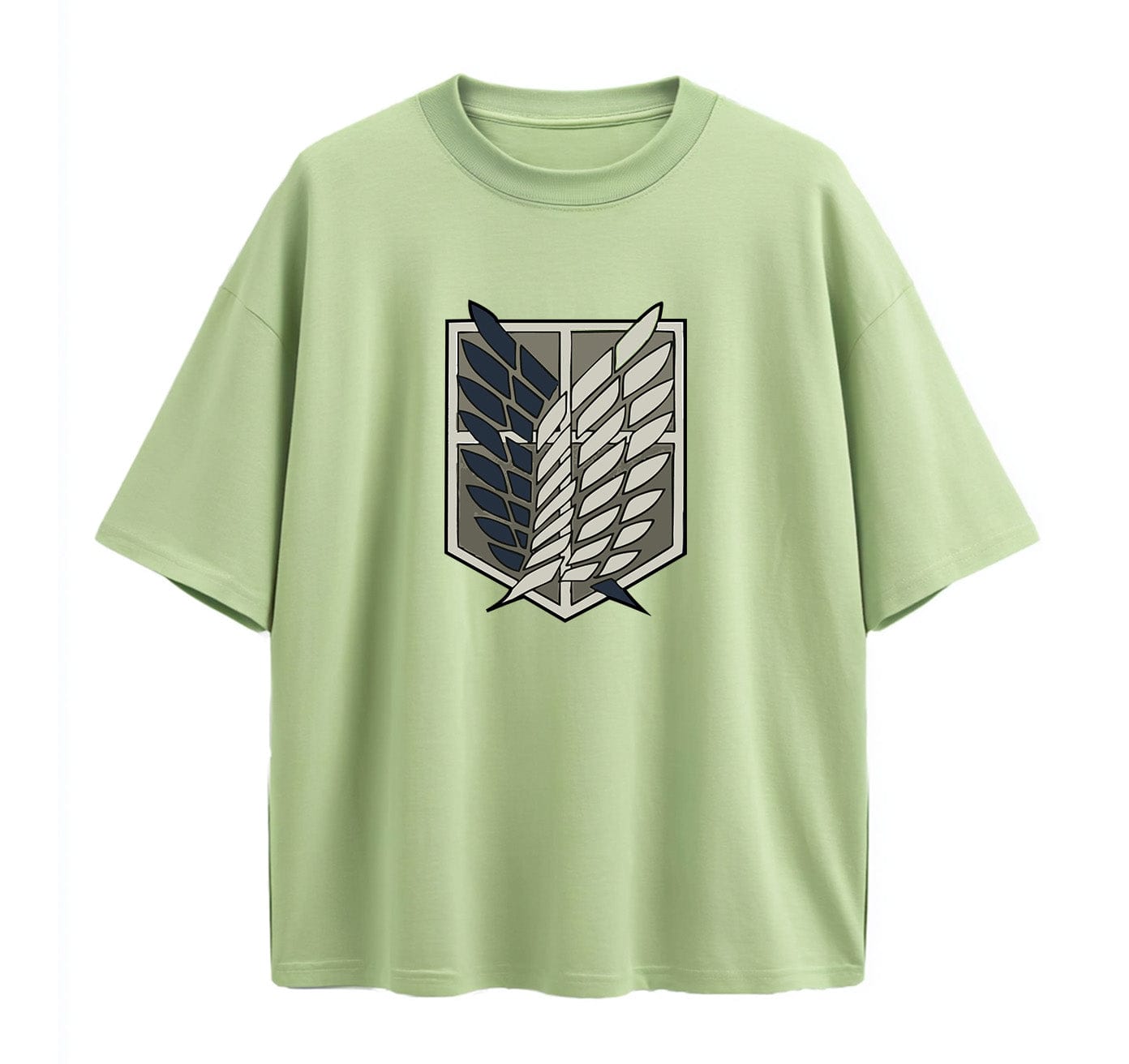 Light Green / XS Survey Corps (Attack On Titan) Oversize T-Shirt