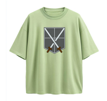 Light Green / XS Training Corps (Attack On Titan) Oversize T-Shirt
