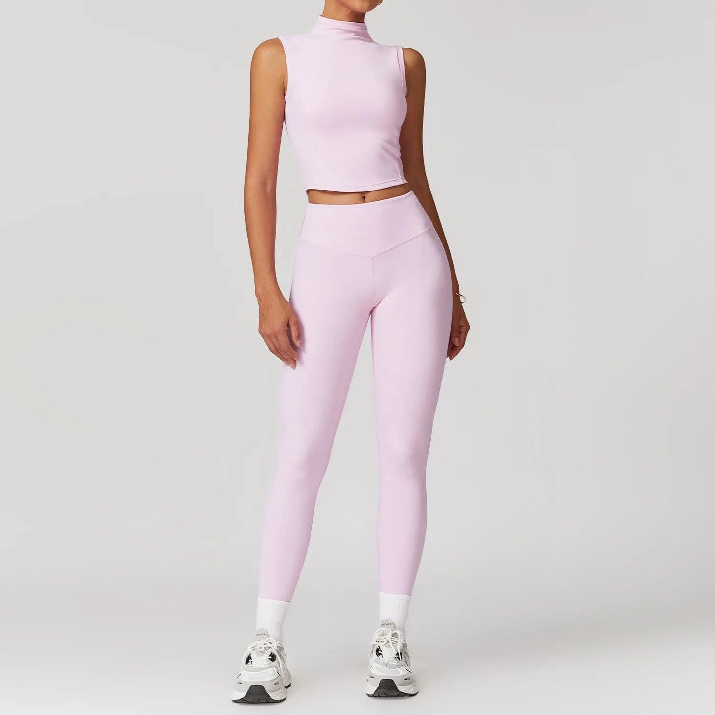 Lilac Pink 1 / M 2PCS Fitness Skirt & Bra for Yoga & Fitness - Victorious Shieldmaiden Grace Set