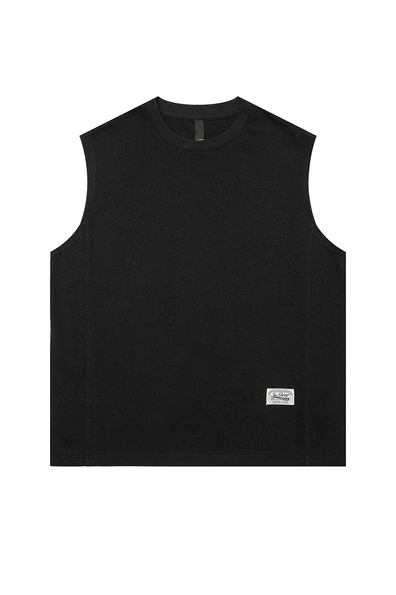 M / Black Victorious Loose Summer Sleeveless Sports Vest - Korean Fashion Style