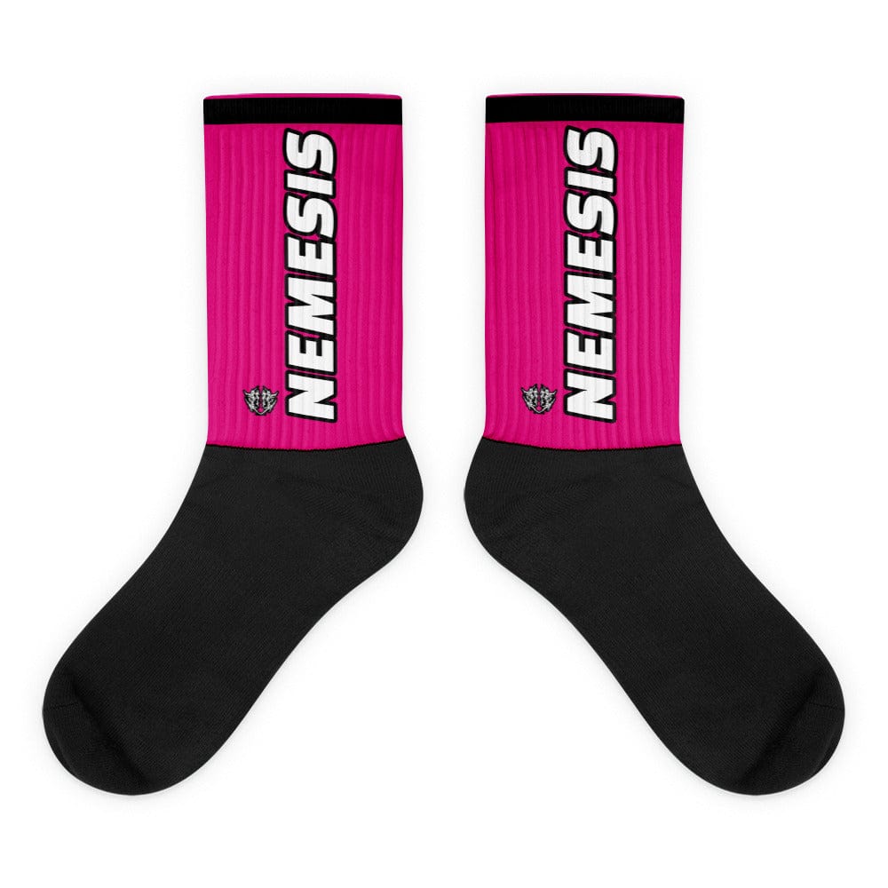 M Nemesis: Dynamic Athletic Socks (Hot Fuchsia)