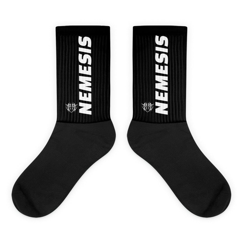 M Nemesis: (Jet Black) Dynamic Athletic Socks