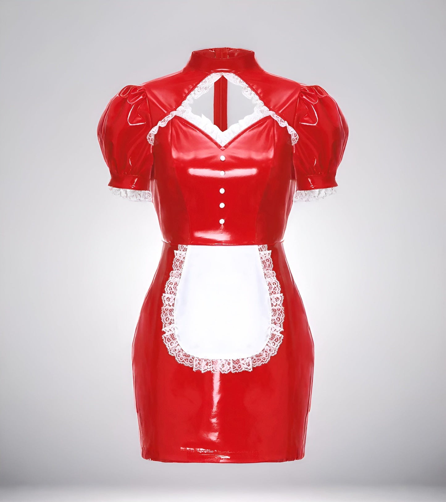 Maid Venom Velvet Gloss Latex Cosplay