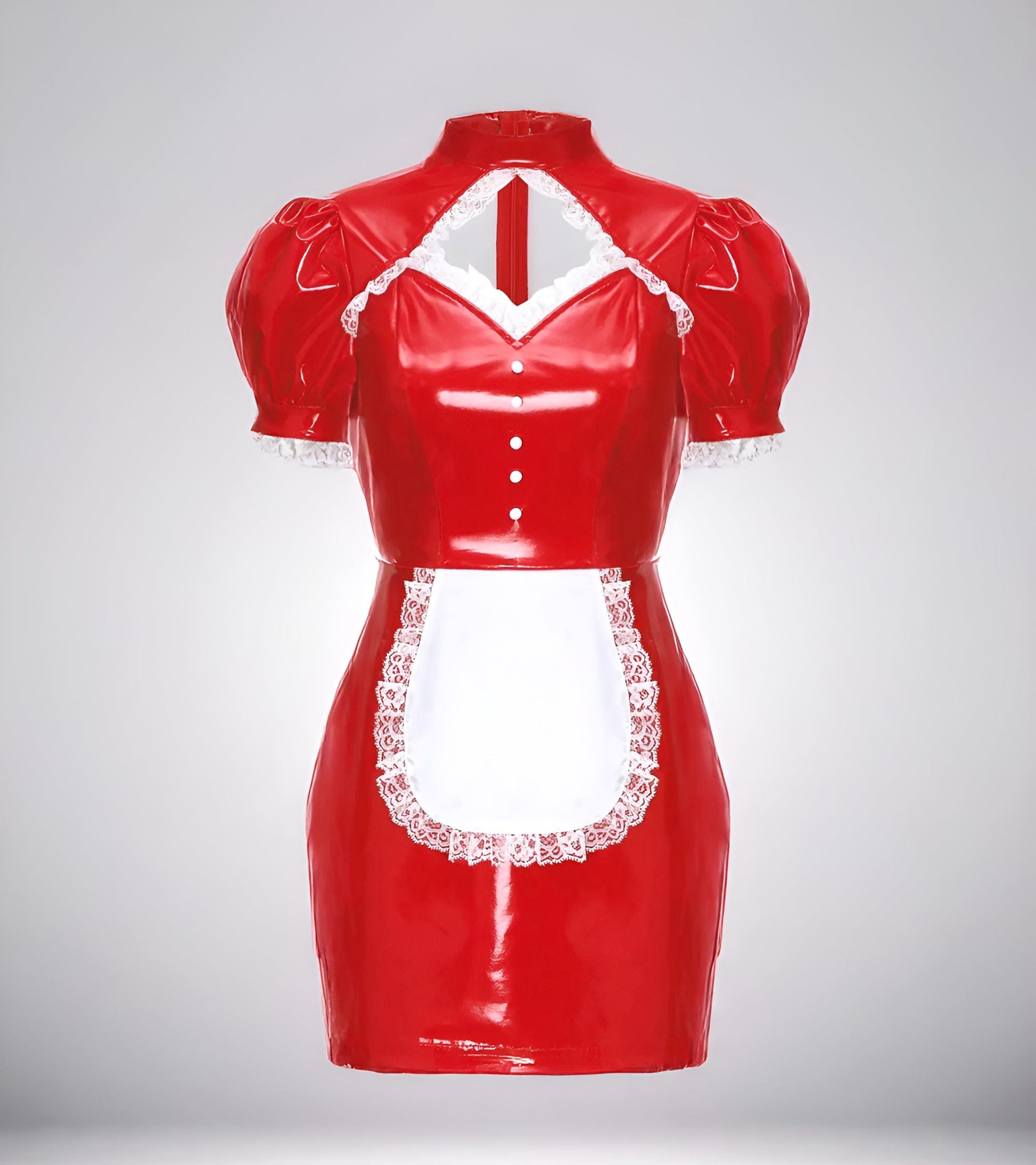 Maid Venom Velvet Gloss Latex Cosplay