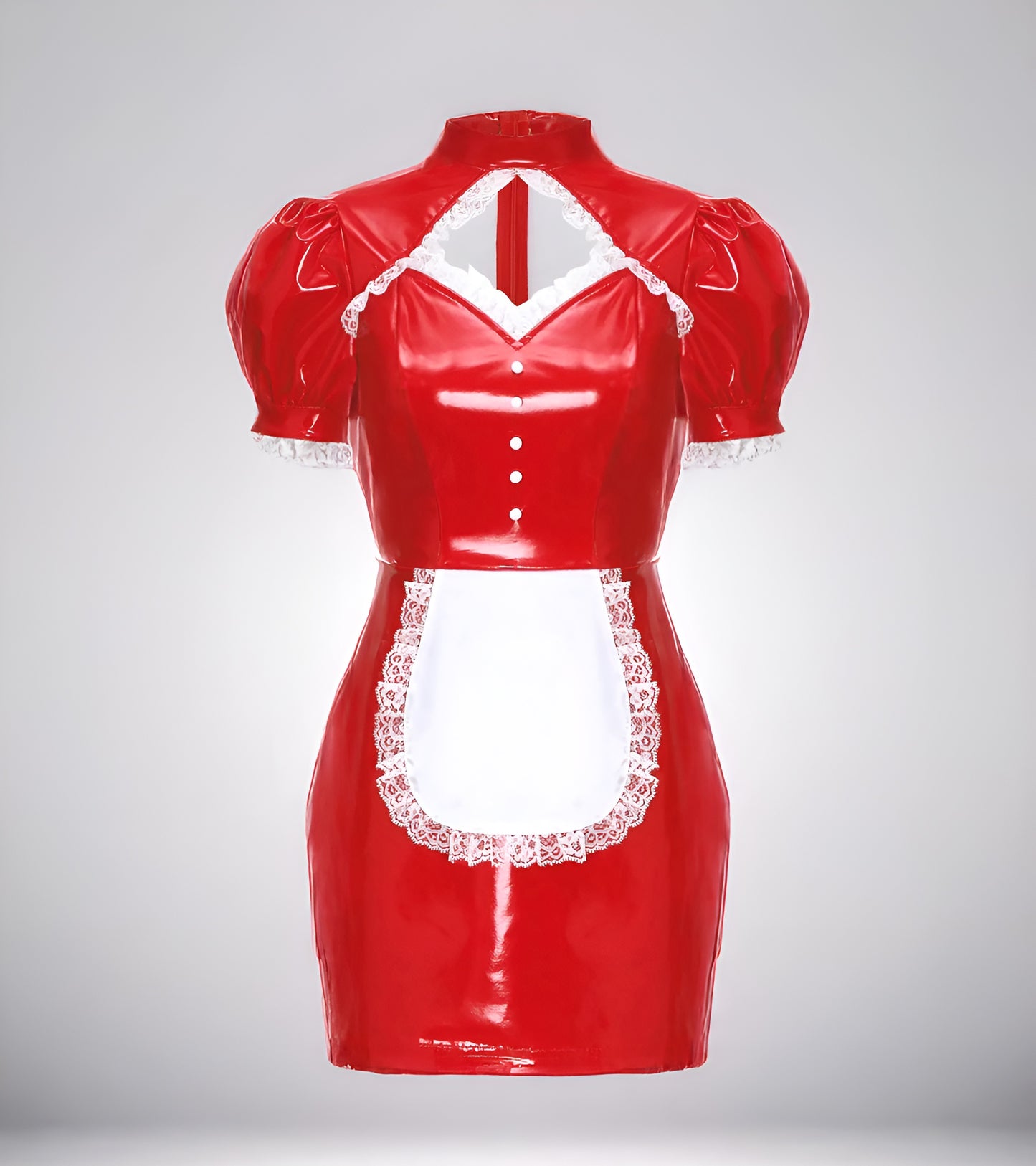 Maid Venom Velvet Gloss Latex Cosplay