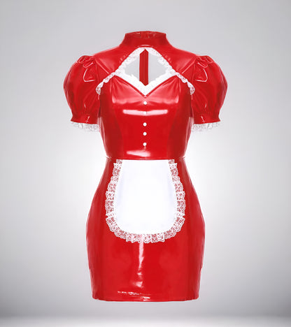 Maid Venom Velvet Gloss Latex Cosplay