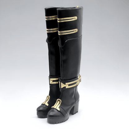 Male / 35 Caitlyn Arcane Cosplay Boots/ PU Leather by Victorious