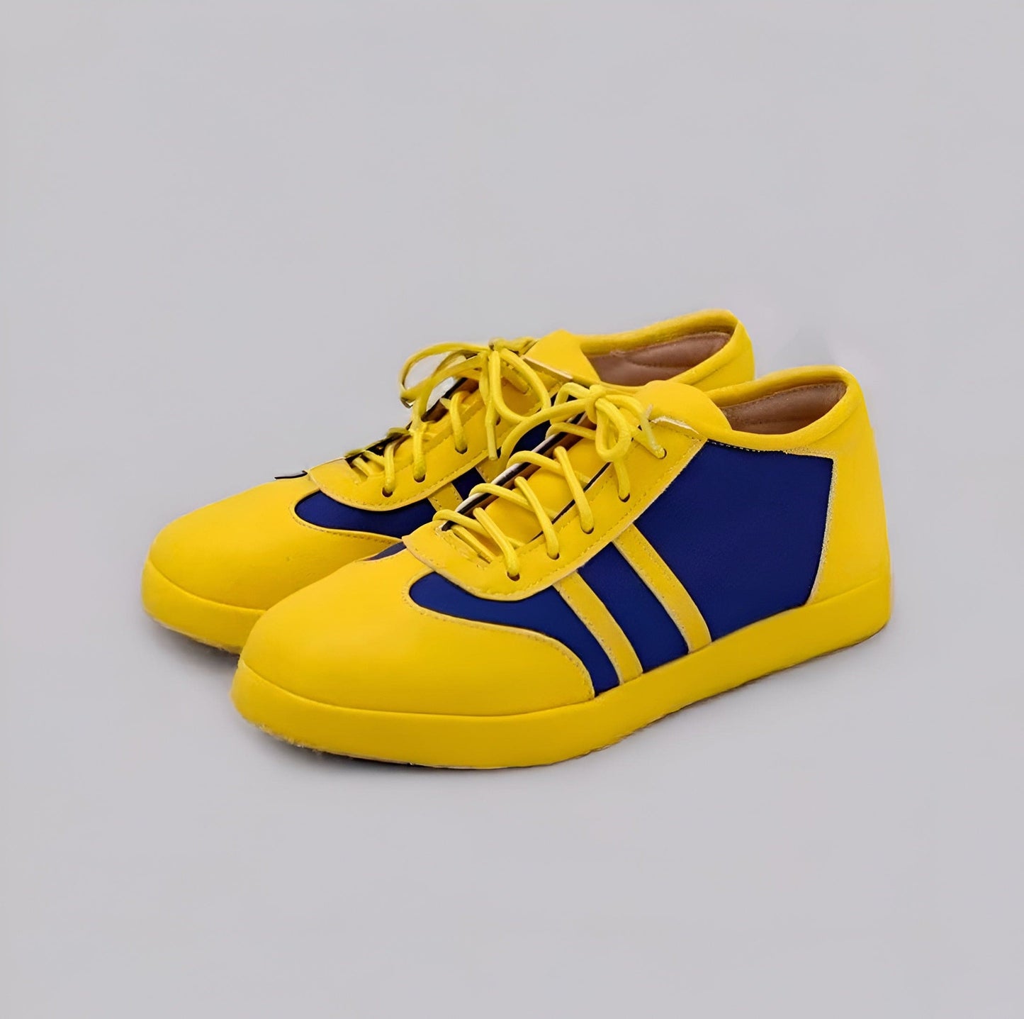 Male Size / 46 Street Fighter Chun Li Shoes / Yellow Sports Shoes