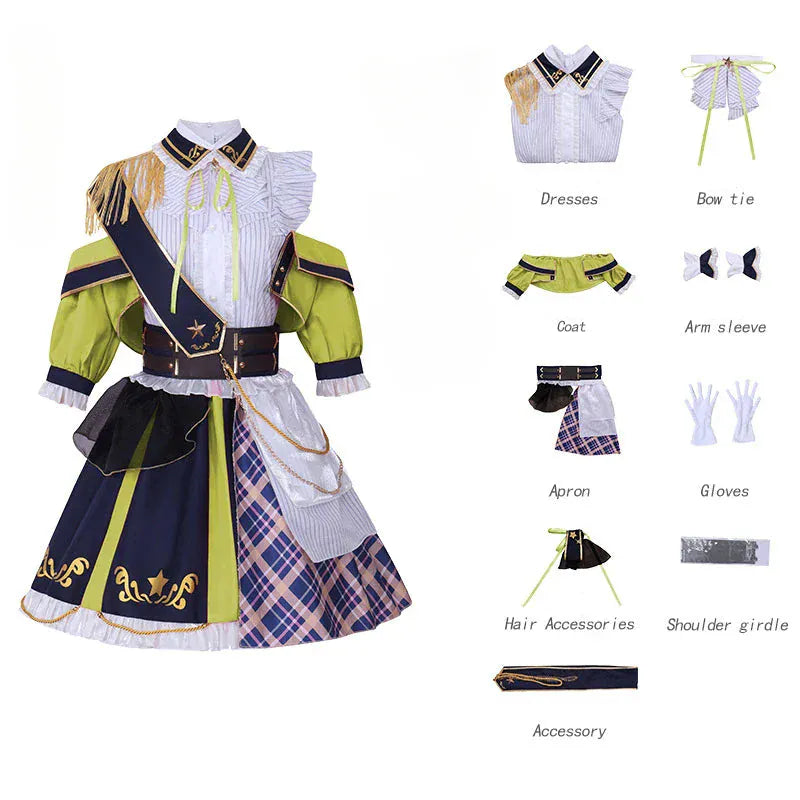 mem costume / XS Rubii Hoshino Arima Kana Cosplay Lolita Dress