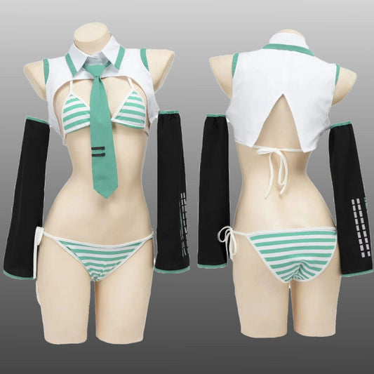 Miku / One Size Miku Formal Bikini Cosplay Suit