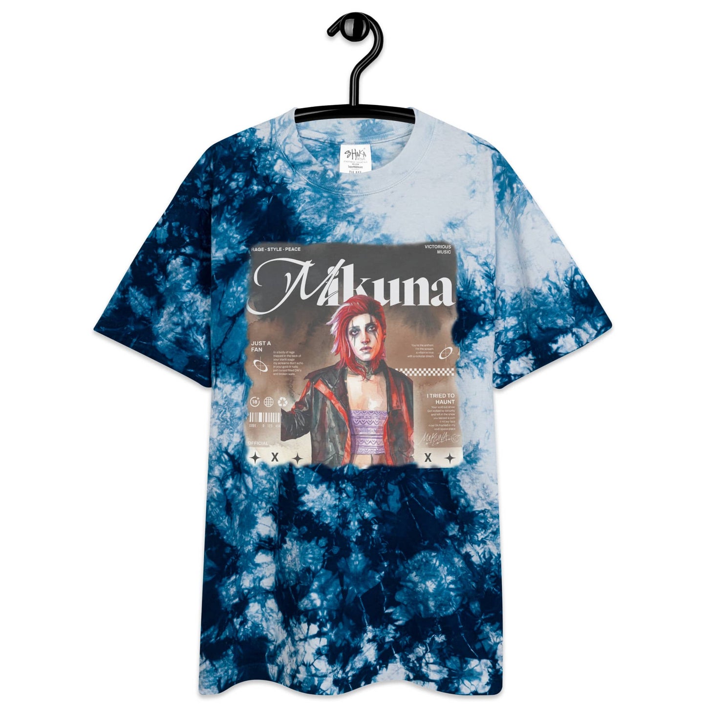 Mikuna music- Just a Fan T-shirt Tie-Dye