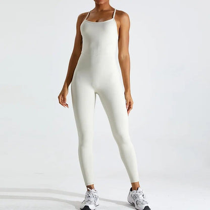 Milk white / S Victorious PowerPose Women's Jumpsuit