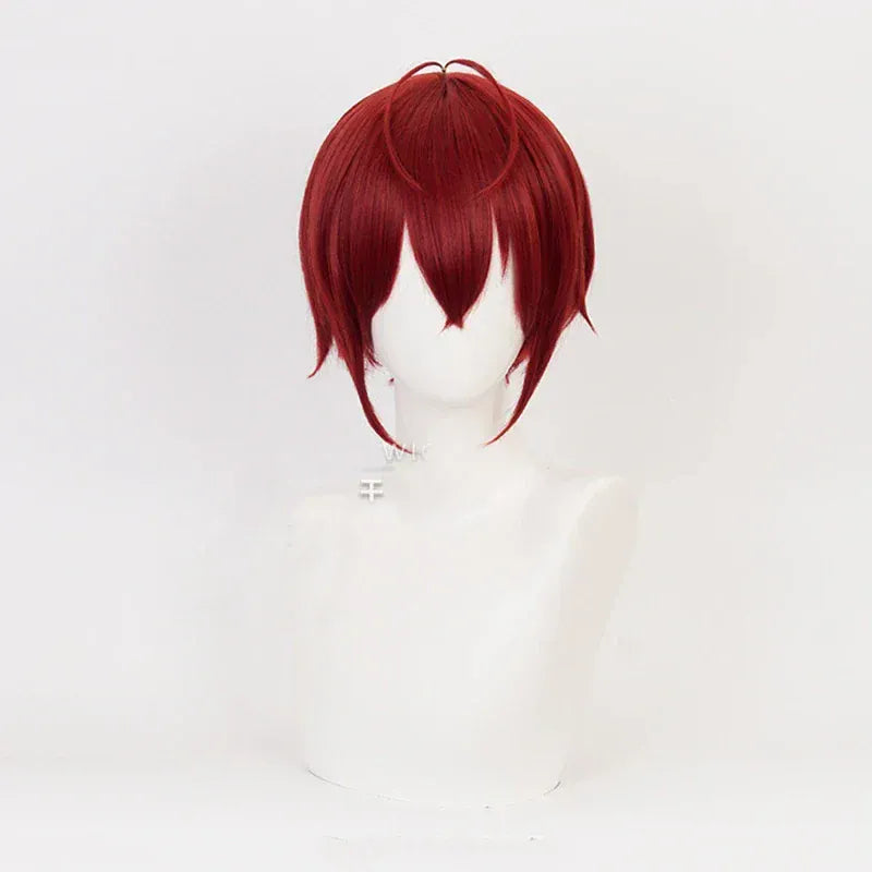 MINISO Riddle Rosehearts Cosplay Twisted-Wonderland Riddle Rosehearts Costume Clothes Wig Halloween Outfits Costumes for Adult