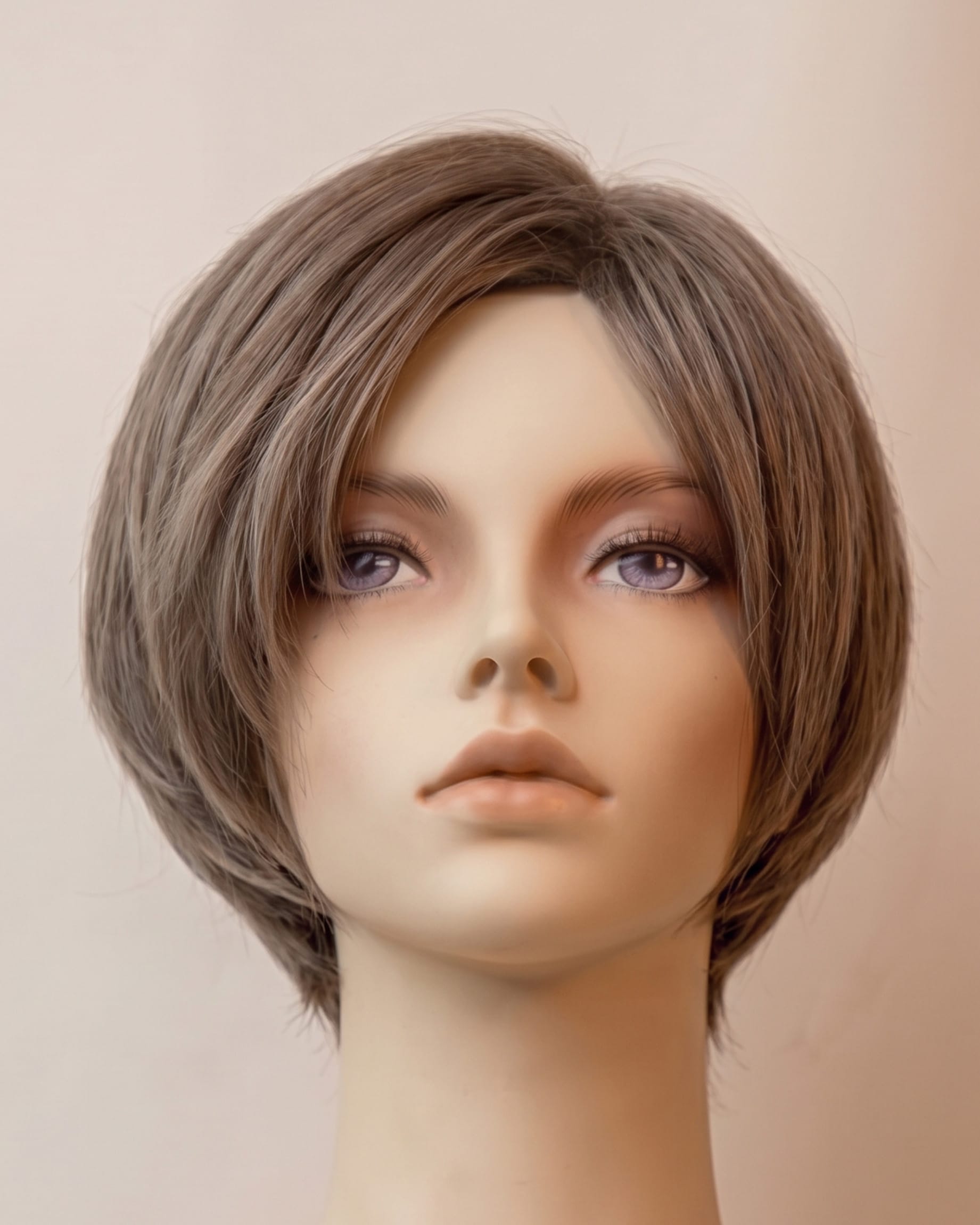 Mixed Brown Leon Scott Kennedy (Resident Evil Cosplay Wig - Requiem)