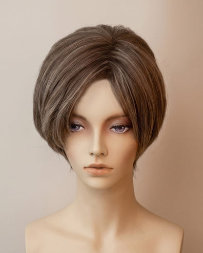 Mixed Brown Leon Scott Kennedy (Resident Evil Cosplay Wig - Requiem)