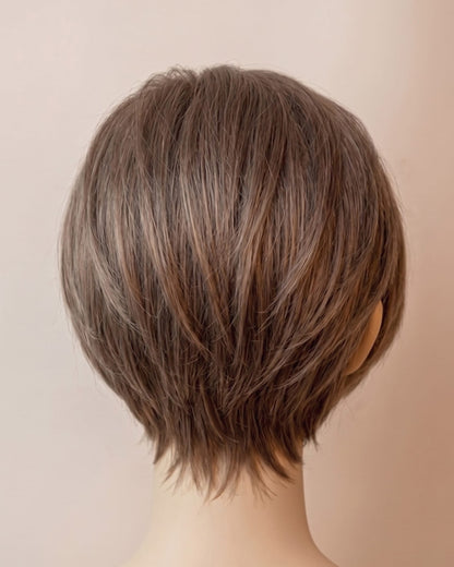 Mixed Brown Leon Scott Kennedy (Resident Evil Cosplay Wig - Requiem)