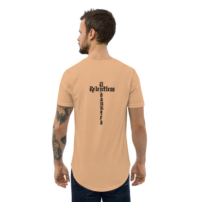Muscle Curved Hem T-Shirt