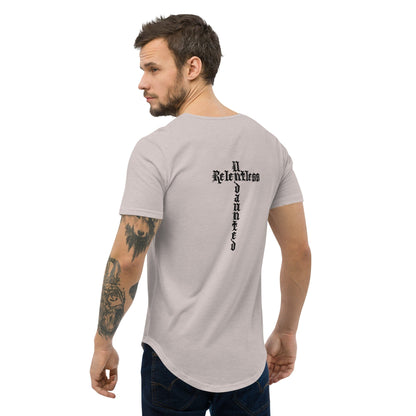 Muscle Curved Hem T-Shirt
