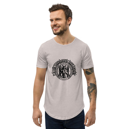 Muscle Curved Hem T-Shirt