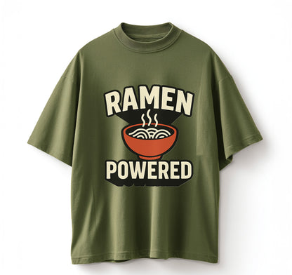 Ramen Powered Anime Oversize T-Shirt