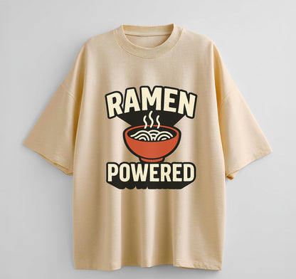 Ramen Powered Anime Oversize T-Shirt