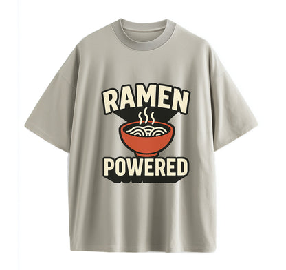 Ramen Powered Anime Oversize T-Shirt