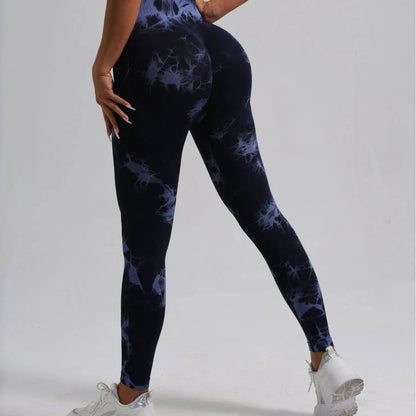 Nary / S Victorious Galactic Vortex Tie Dye Leggings