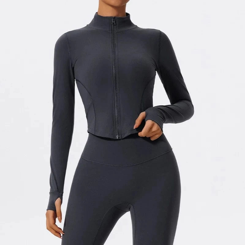 Navy Blue / M Victorious Artemis Sports Jacket - Women's Casual, Long-Sleeve & Zippered