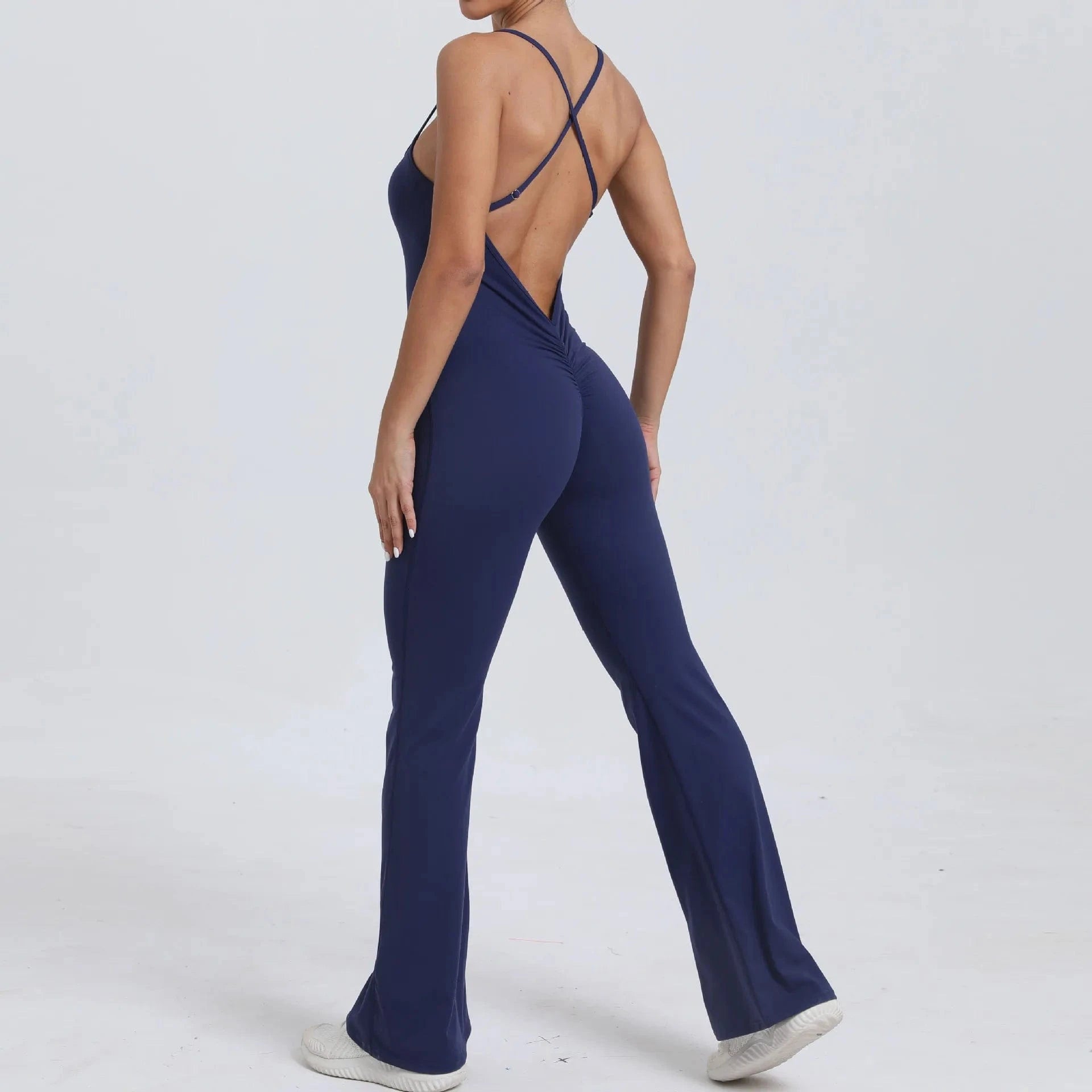 Navy blue / S Victorious BalanceFlow V Back Bodysuits