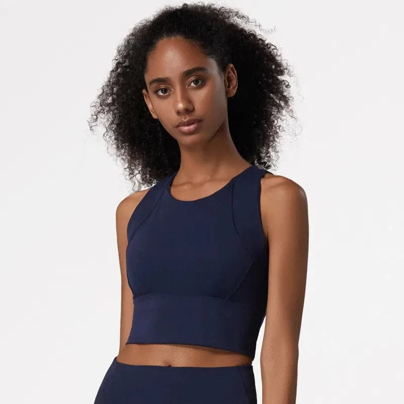 Navy blue / S Victorious Void Velocity Sports Bra