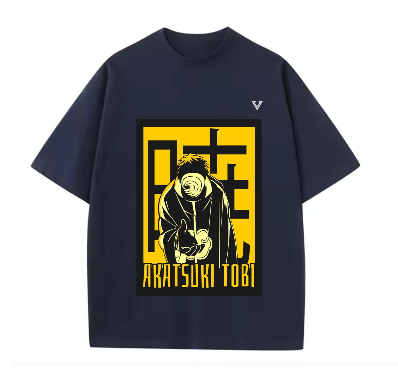 Navy Blue / XS Akatsuki Tobi (Naruto) Anime Oversize T-Shirt