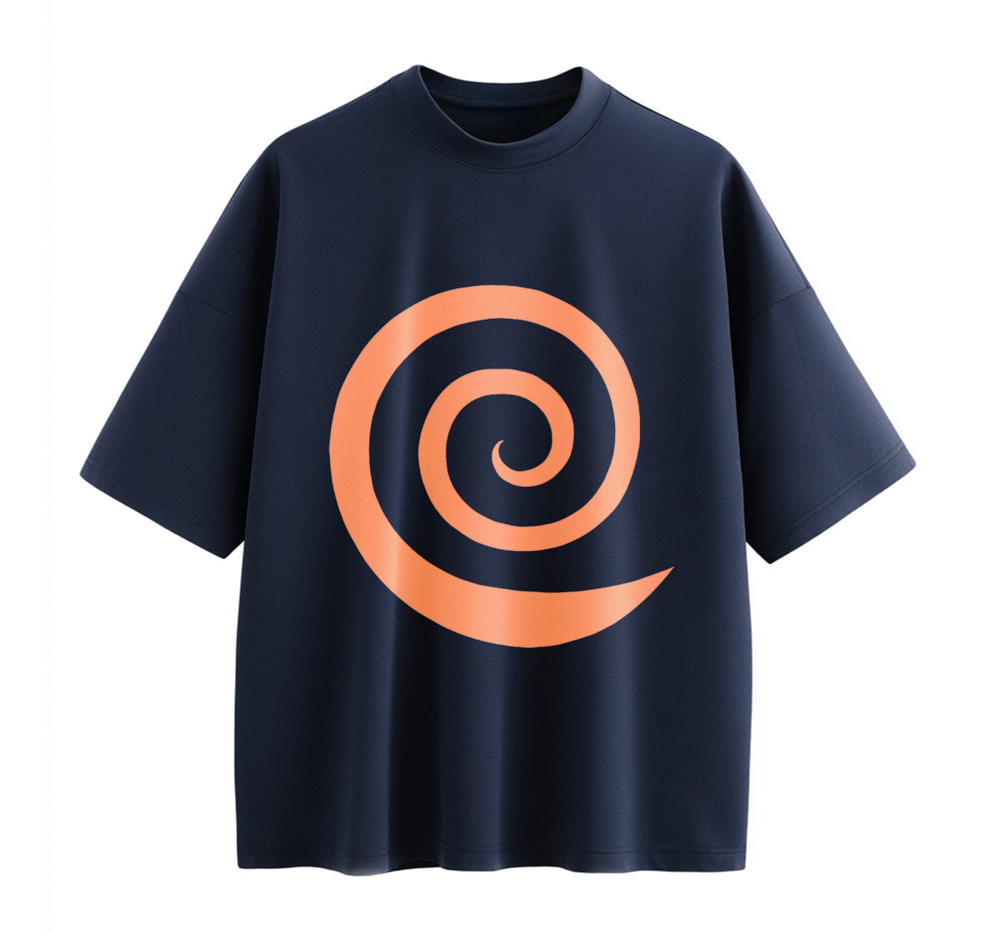 Navy Blue / XS Nine‑Tails Mode Anime (Naruto) Oversize T-Shirt