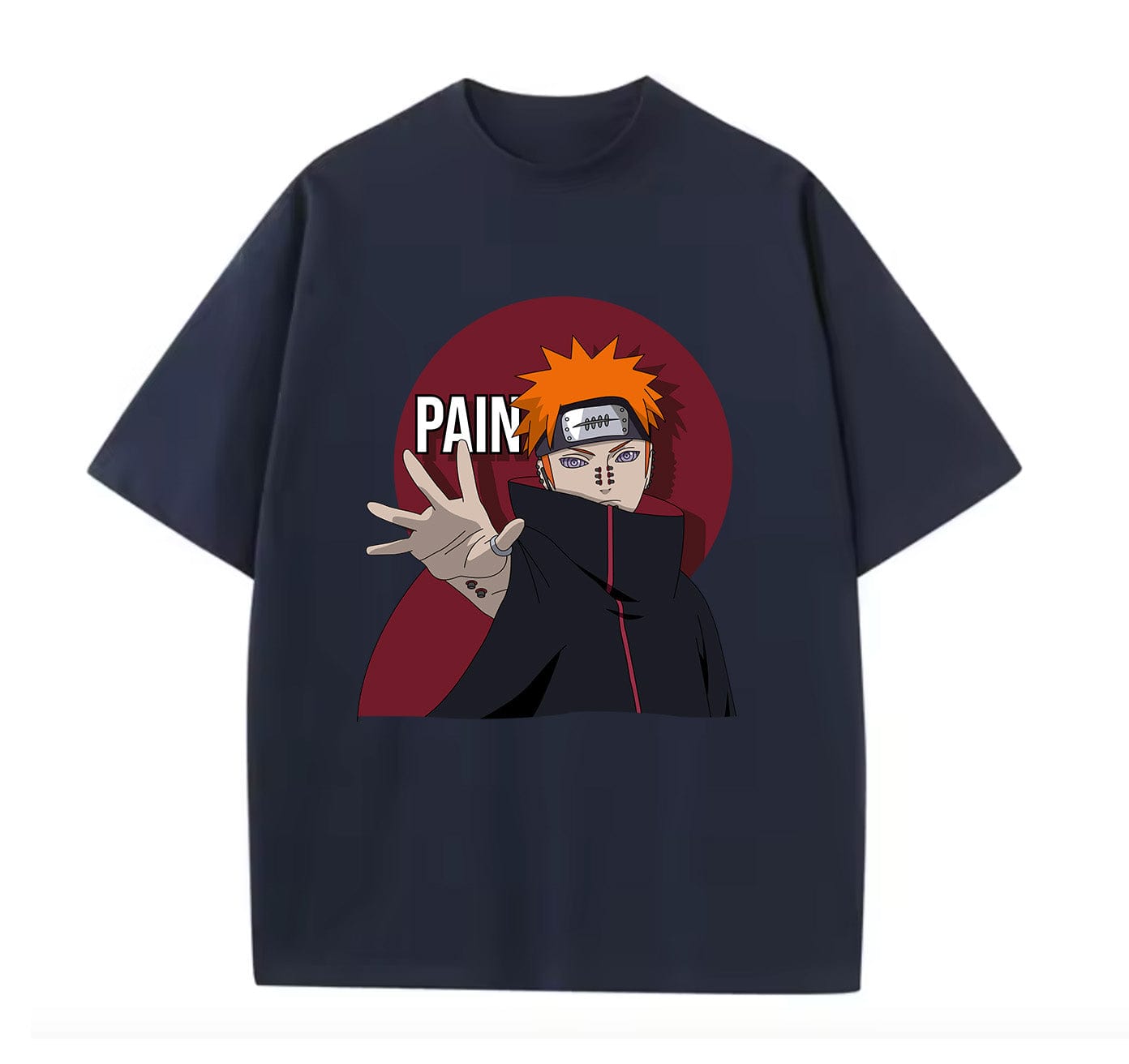 Navy Blue / XS Pain (Naruto) Anime Oversize T-Shirt