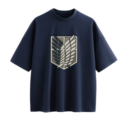 Navy Blue / XS Survey Corps (Attack On Titan) Oversize T-Shirt