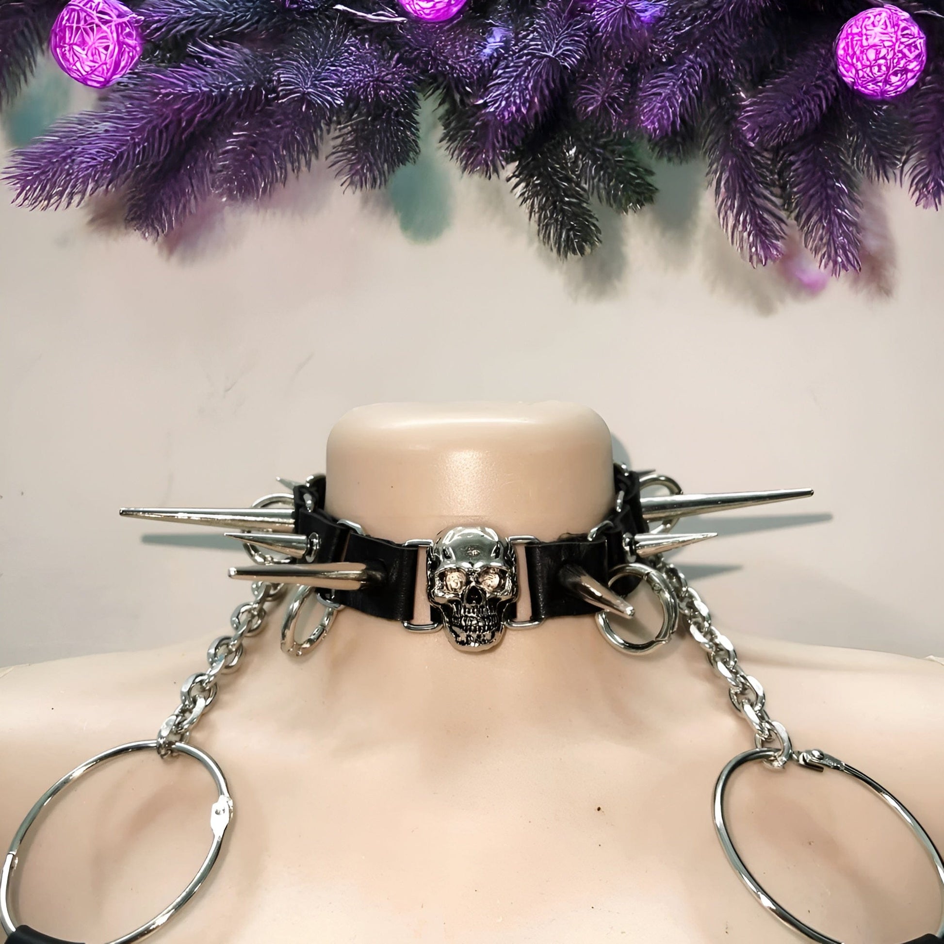 Necklace / S Bloodspire Gothic Outfit Top, Skirt, & Accessories