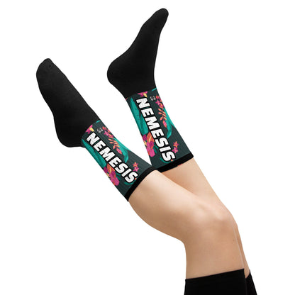 Nemesis: (Emerald Tropic Blend) Dynamic Athletic Socks