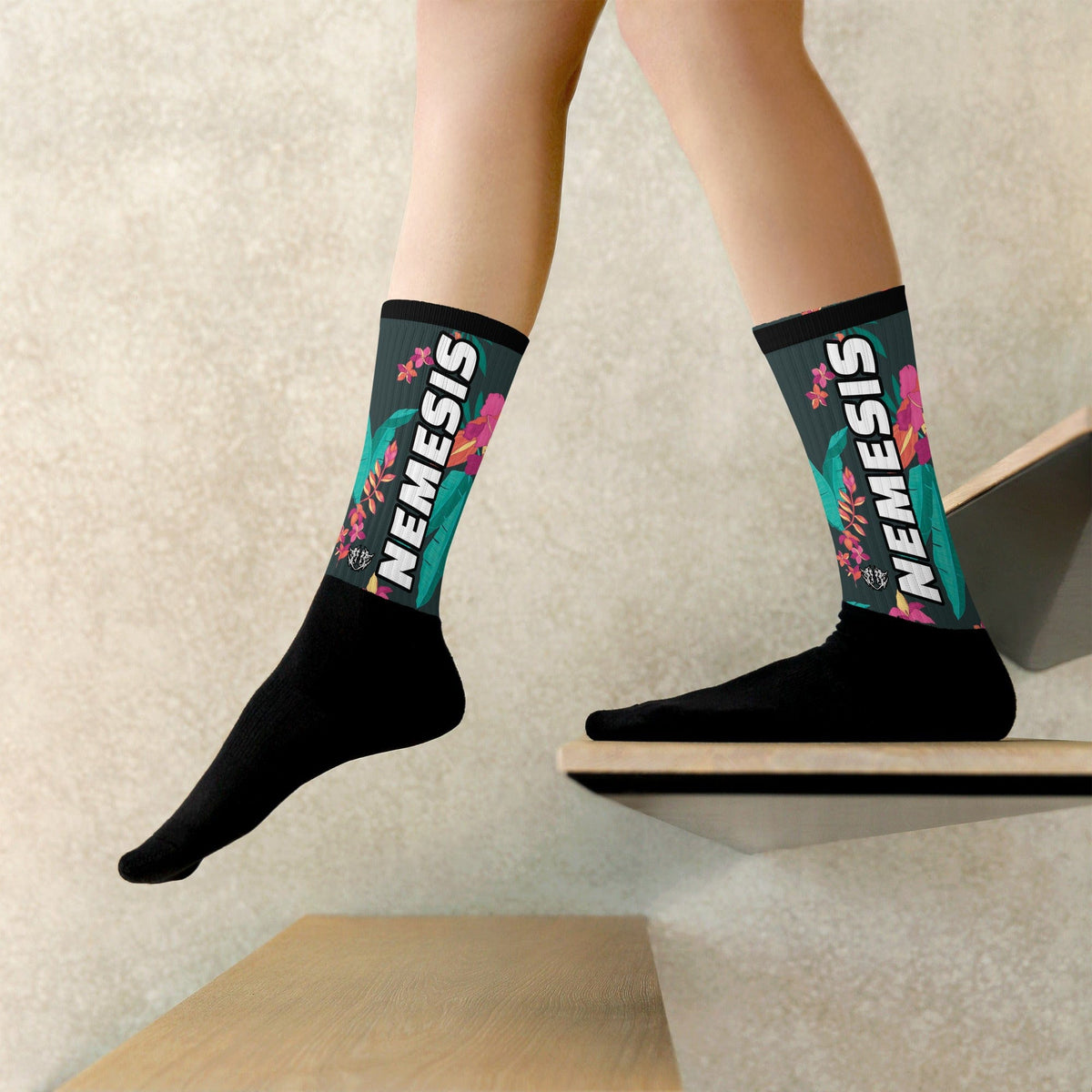 Nemesis: (Emerald Tropic Blend) Dynamic Athletic Socks