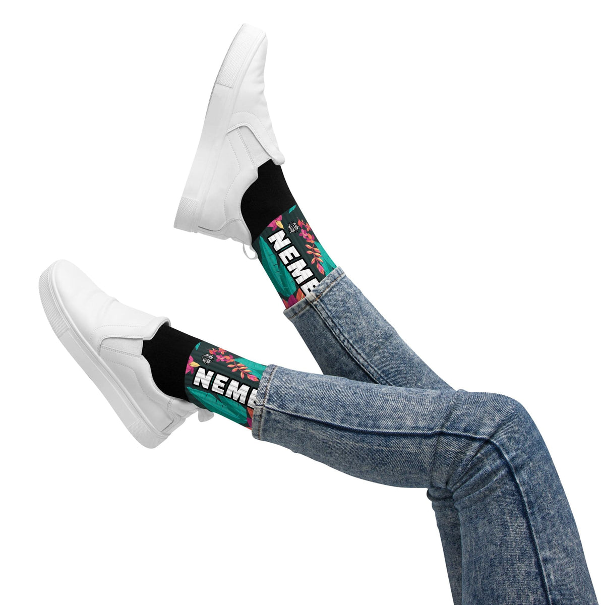 Nemesis: (Emerald Tropic Blend) Dynamic Athletic Socks