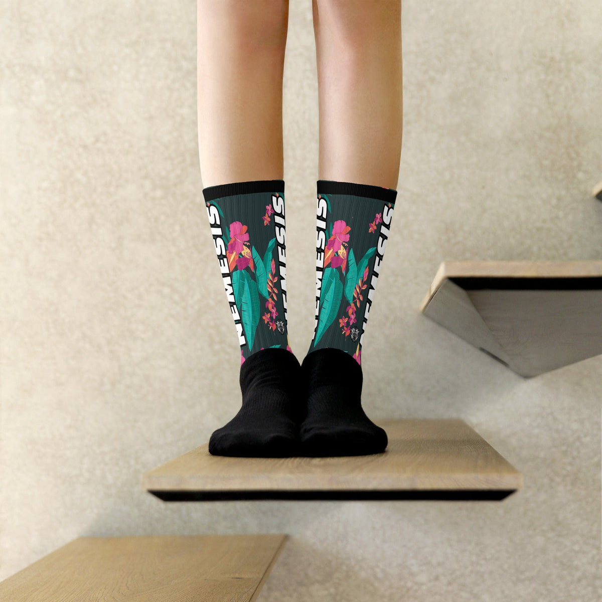 Nemesis: (Emerald Tropic Blend) Dynamic Athletic Socks