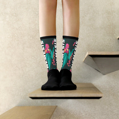 Nemesis: (Emerald Tropic Blend) Dynamic Athletic Socks
