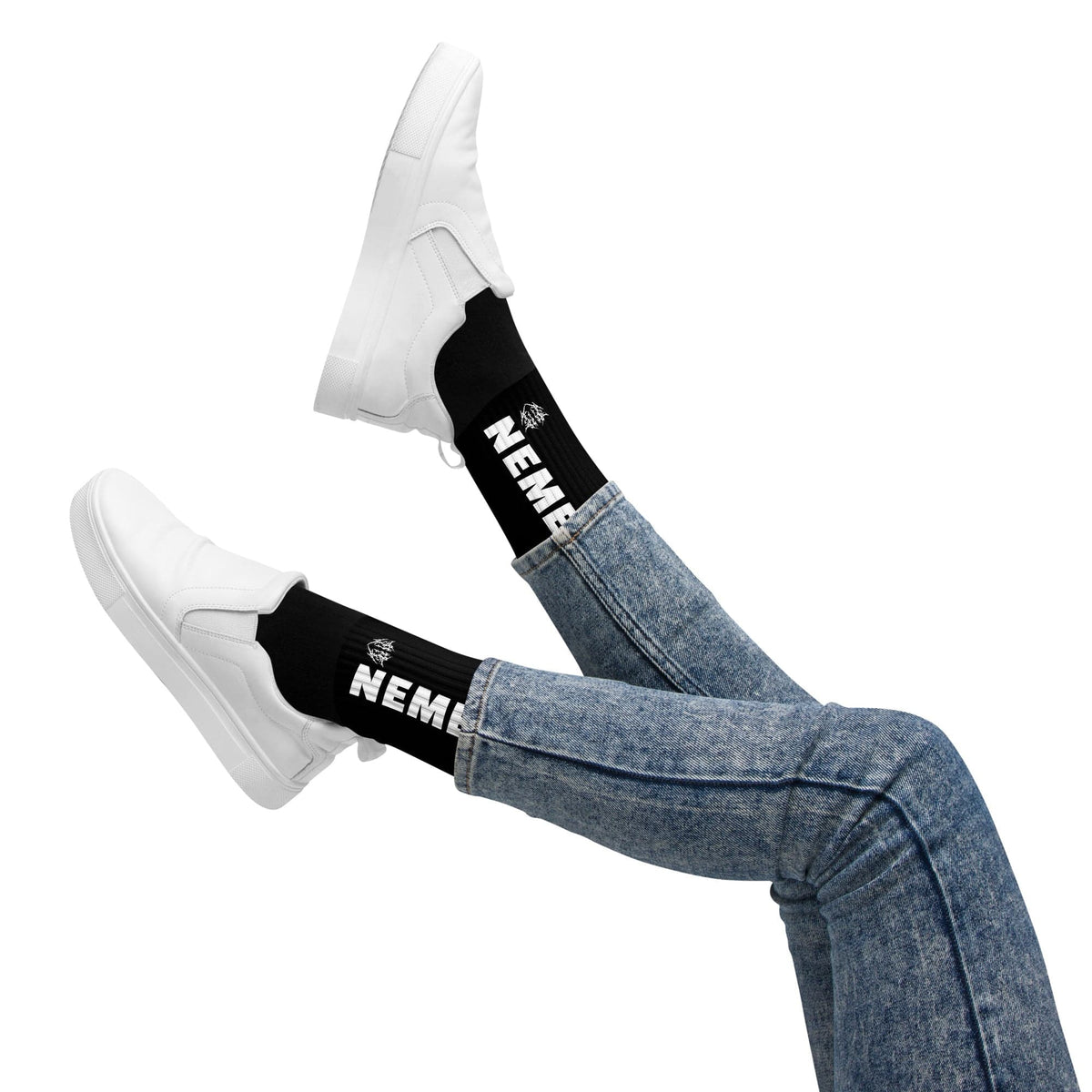 Nemesis: (Jet Black) Dynamic Athletic Socks