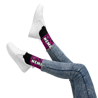 Nemesis: (Rosy Noir) Dynamic Athletic Socks