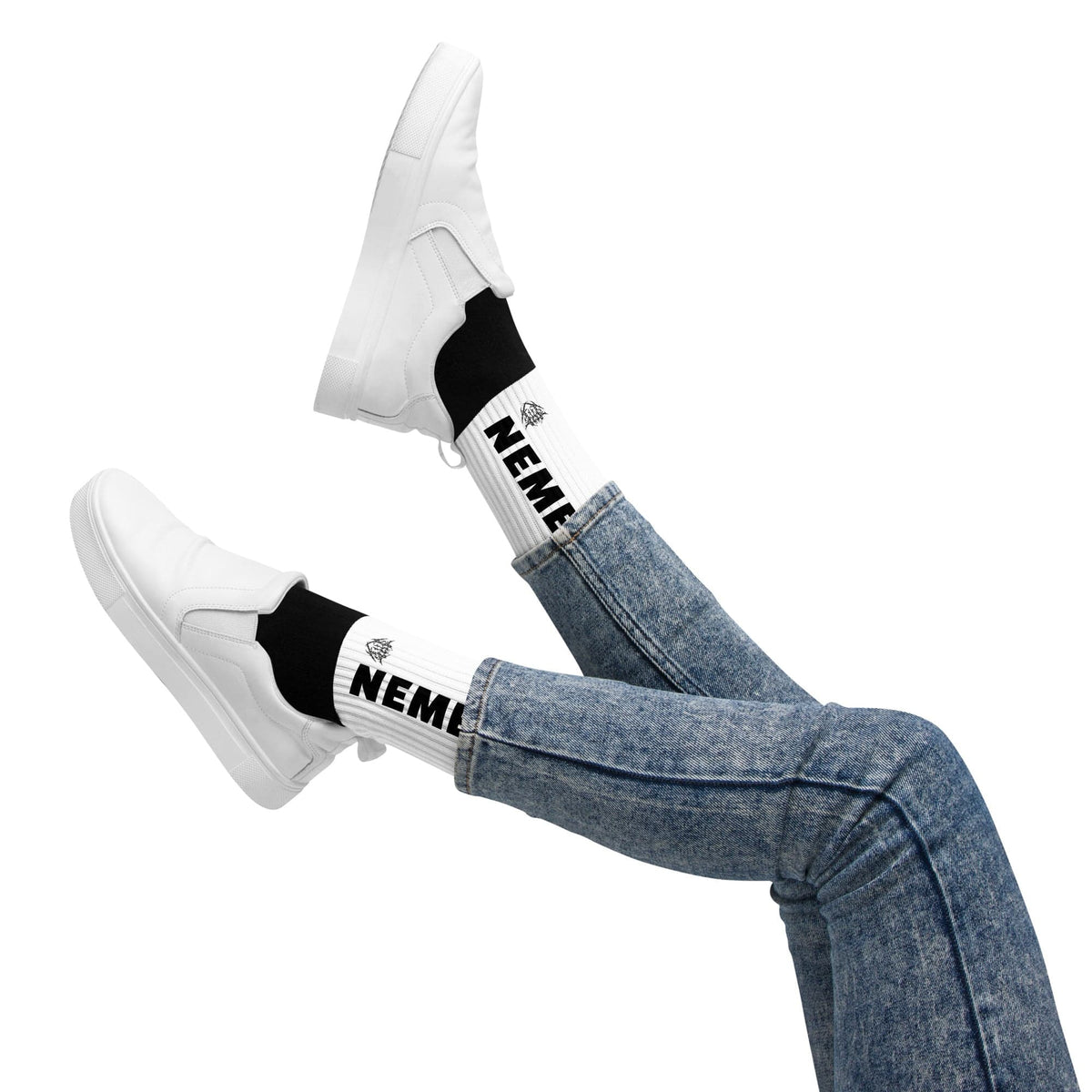 Nemesis: (Snow White) Dynamic Athletic Socks