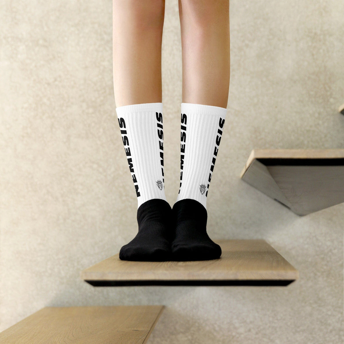 Nemesis: (Snow White) Dynamic Athletic Socks