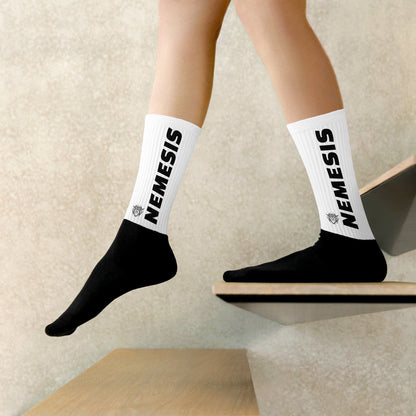 Nemesis: (Snow White) Dynamic Athletic Socks