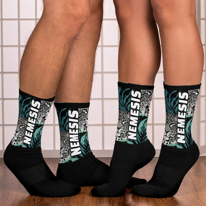 Nemesis: (White Panther Blend) Dynamic Athletic Socks